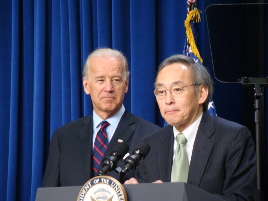 Steven Chu met Joe Biden